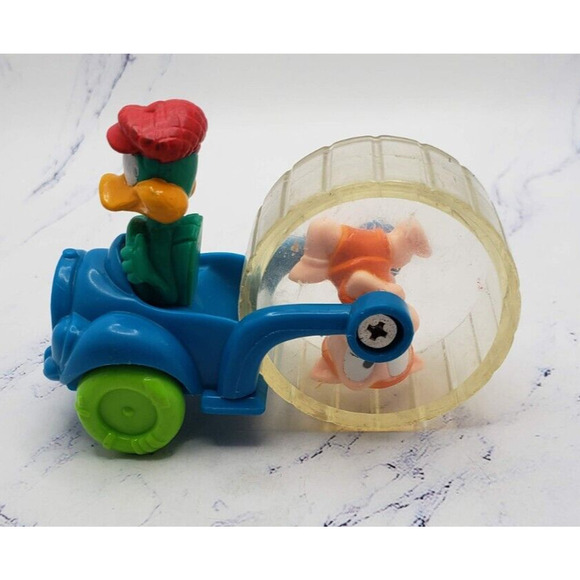 1992 McDonald's Plucky Duck Hampton Tiny Toon Adventure Happy Meal Toy - Picture 2 of 6